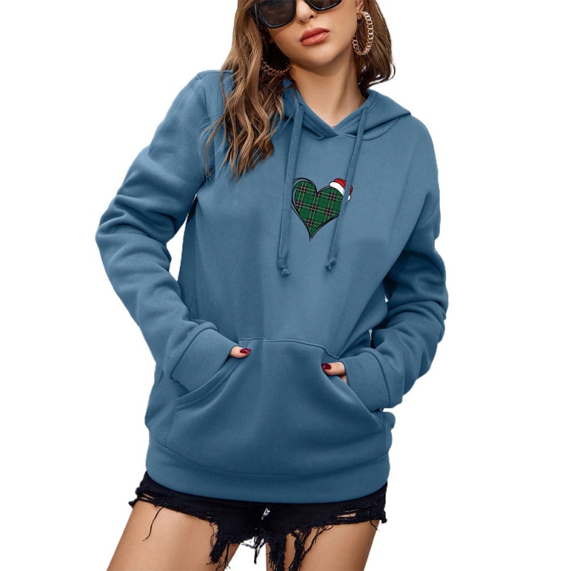 Solid Color Hoodie Autumn Loose Long Sleeve Pullover Women's Hoodie