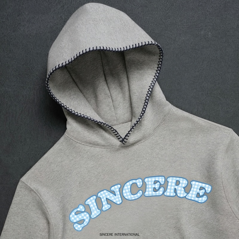 Bound-Seam Shell Stitch Hoodie