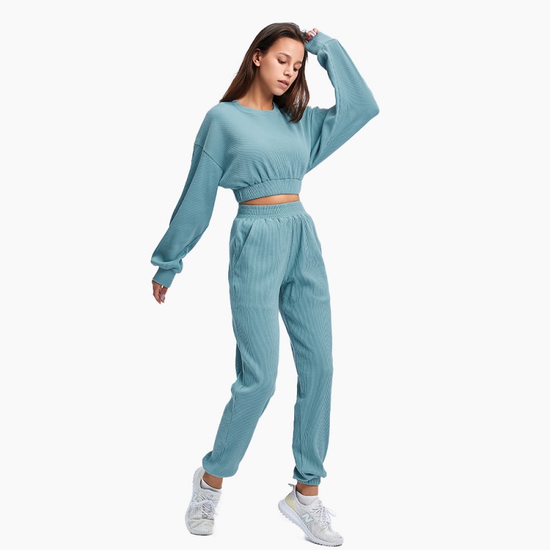 Autumn Winter Jogging Hoodie Set Street Oversized Cut Cool Girl Style Women's Hoodie Set