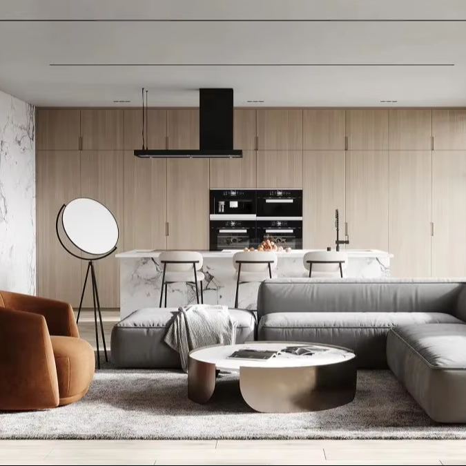 Stylish Stainless Steel Kitchen Cabinet Collection