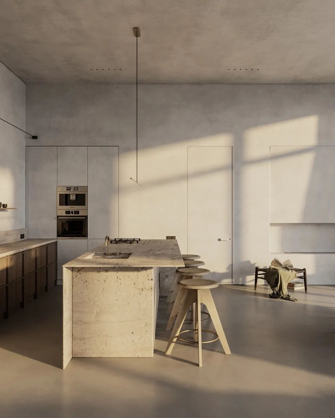 Modern Stainless Steel Kitchen Cabinet