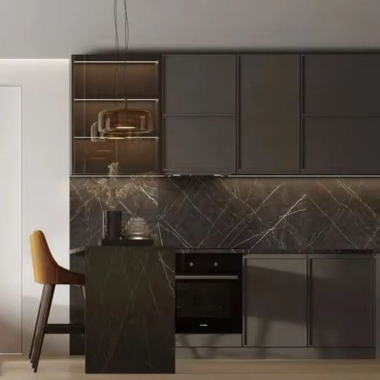 Modern Stainless Steel Kitchen Cabinet
