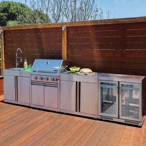 Waterproof Outdoor Bbq Kitchen Cabinet Doors Complete Sets