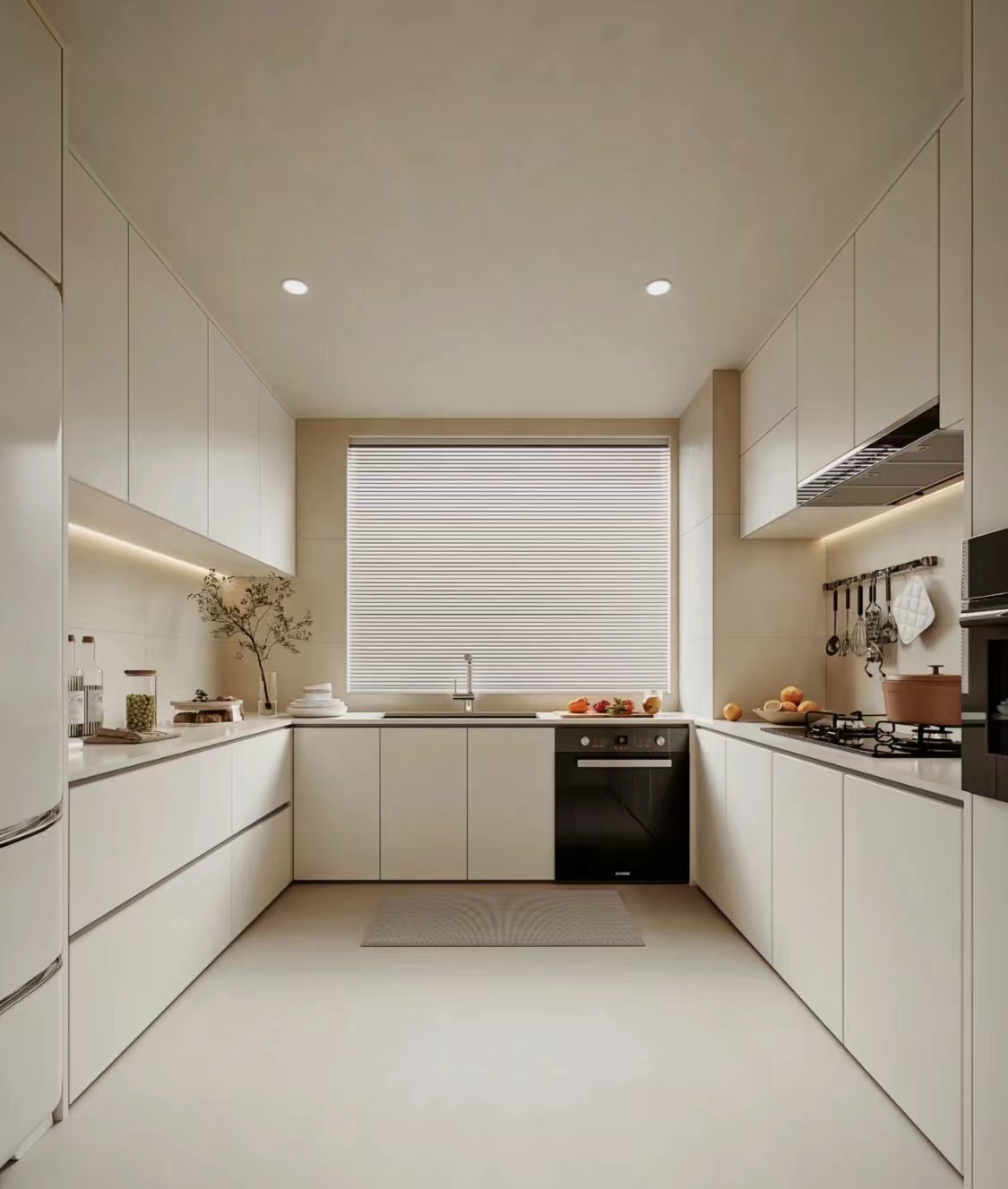 Modern Design Style Furniture Ready to Assemble Cupboard Complete Sets Stainless  Steel Drawer Modular Kitchen Cabinets for Sale