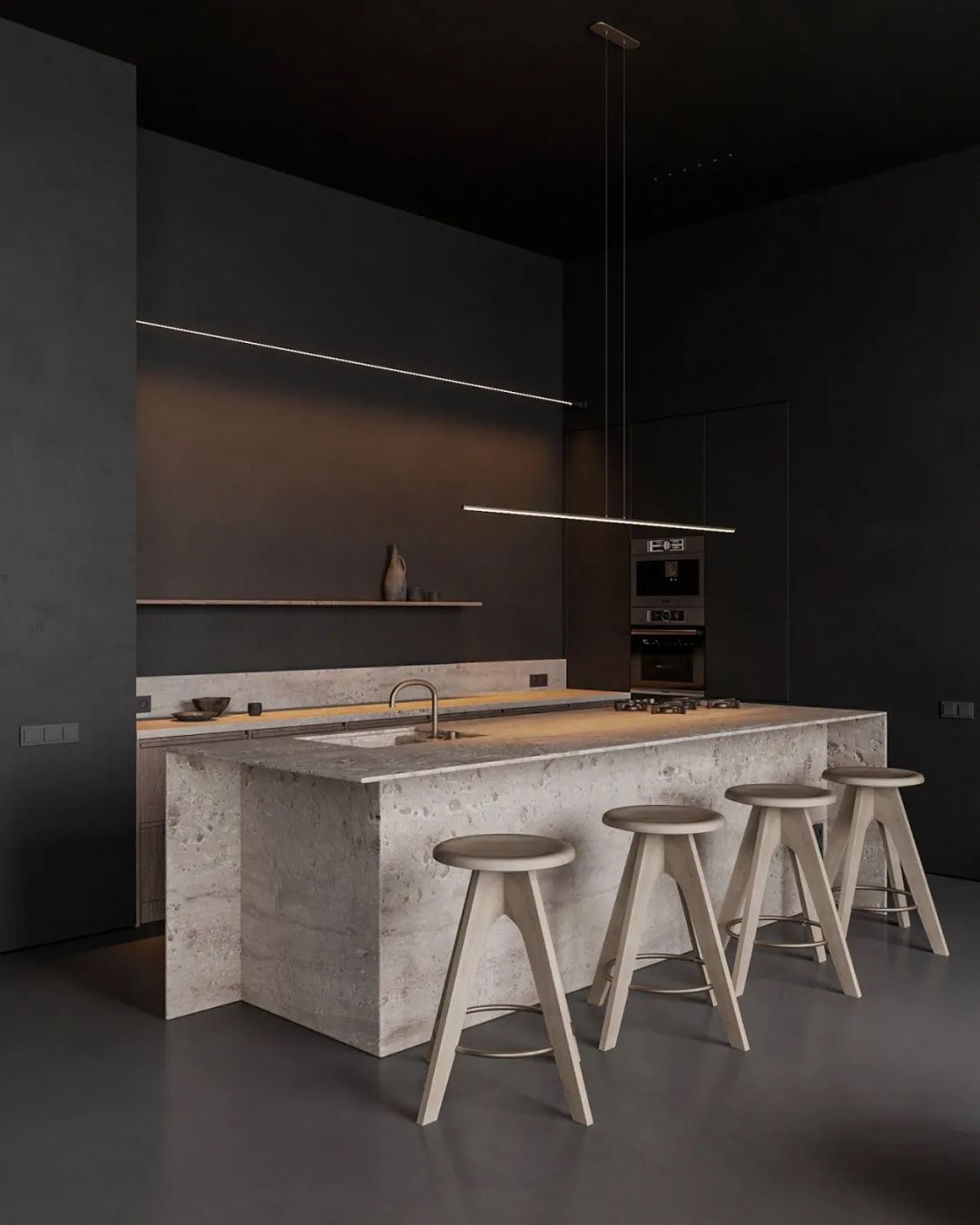 Modern Stainless Steel Kitchen Cabinet