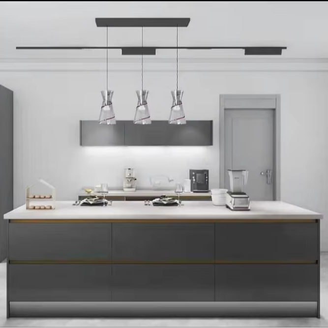 Stainless Kitchen Cupboard with Drawers