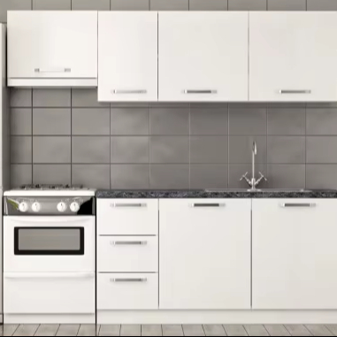 Euro Style Stainless Kitchen Cabinet