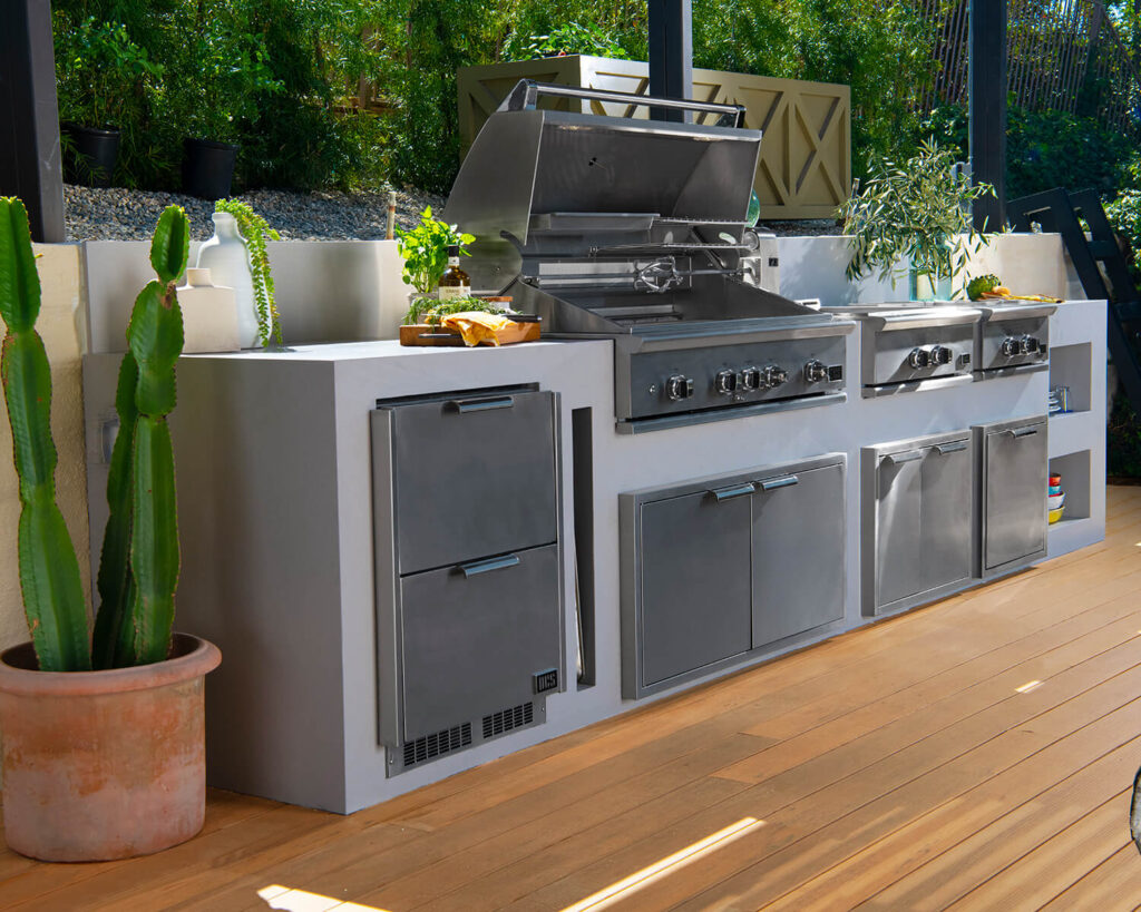 Outdoor Kitchen Cabinet Stainless Steel Kitchen Modern BBQ Cabinet