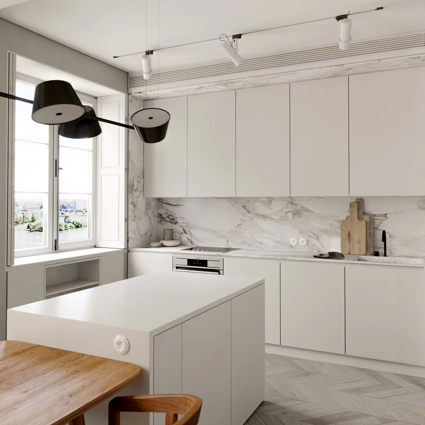 Modern Design Style Furniture Ready to Assemble Cupboard Complete Sets Stainless  Steel Drawer Modular Kitchen Cabinets for Sale