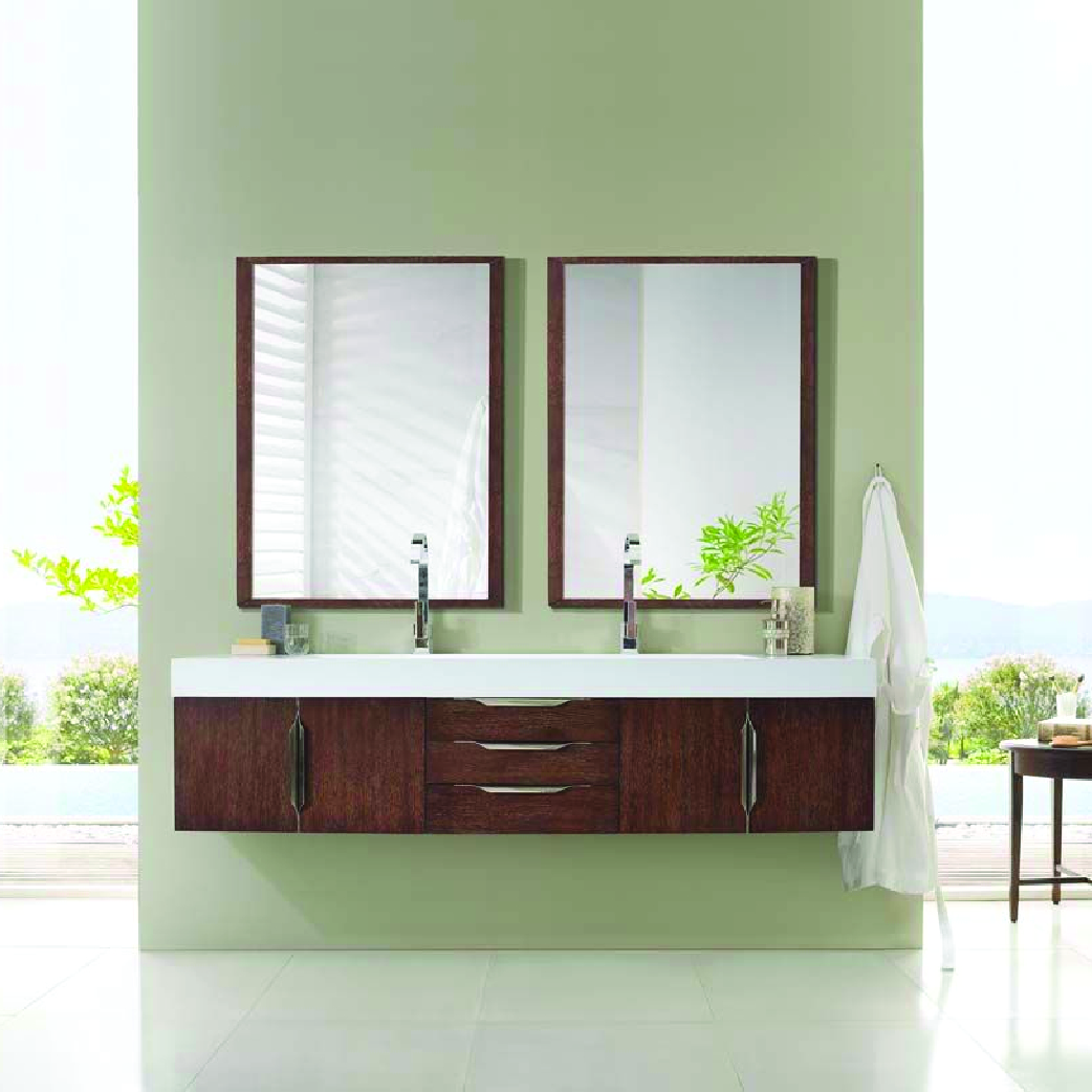 Waterproof Bathroom Cabinet Stainless Steel Vanity Cabinet Mirror Cabinet Easy to Install
