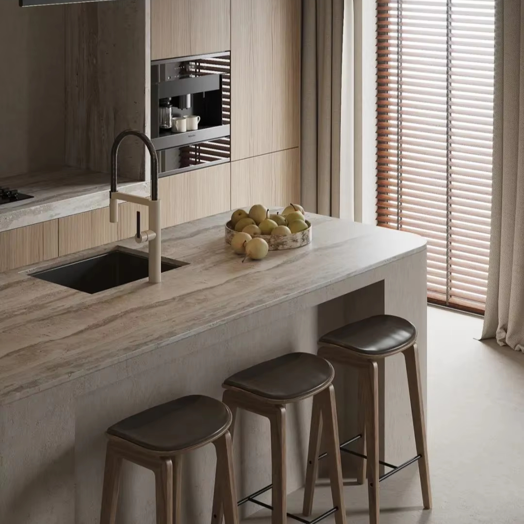 Modern Luxury Stainless Steel Kitchen Cabinet