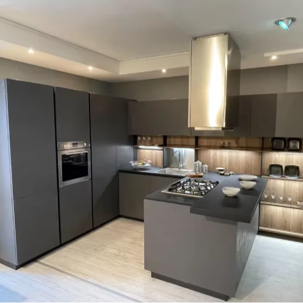 Luxury Stainless Steel Kitchen Cabinets for Scandinavian Style Homes