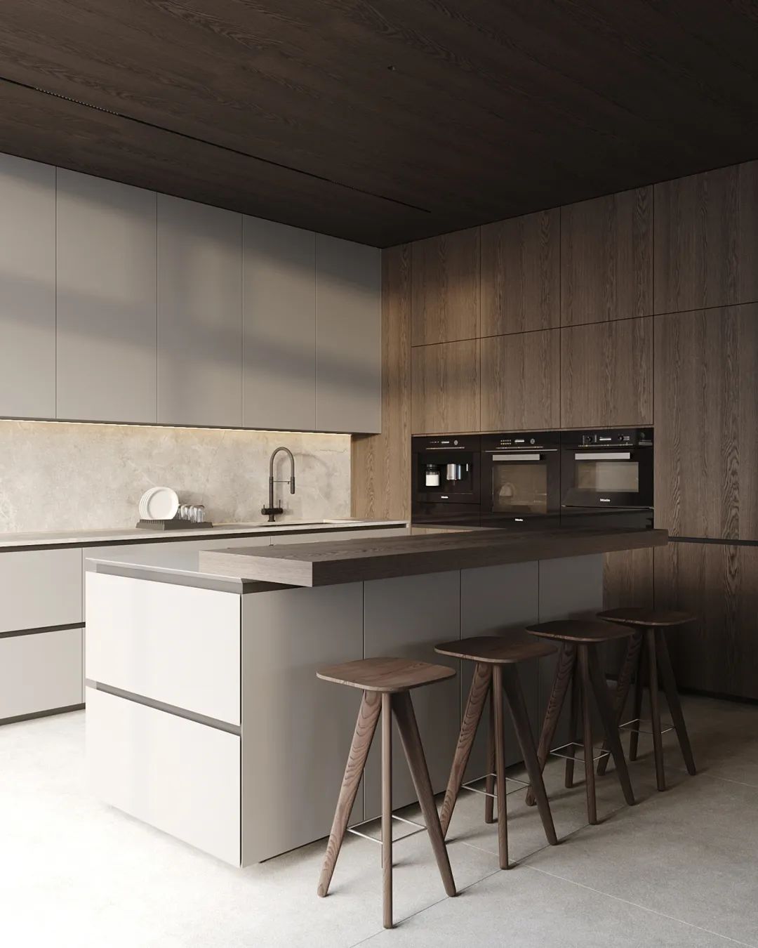Apartment Stainless Steel Kitchen Cabinet