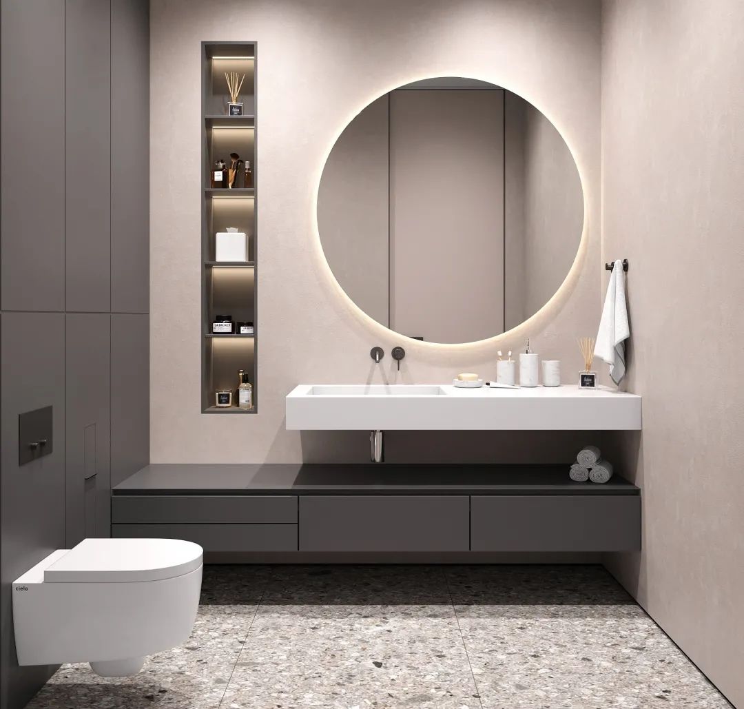 Bathroom Vanities With Modern Bathroom Vanity Wall Mounted and Marble Countertop Bathroom Cabinets Vanities