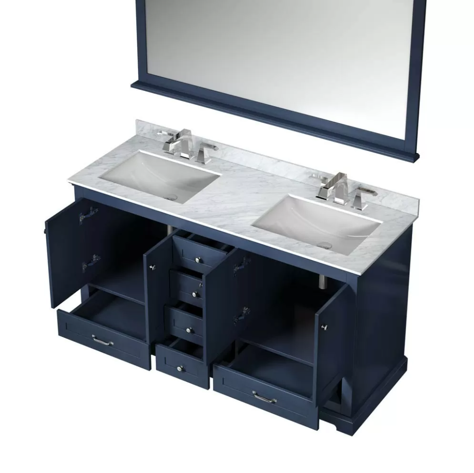 Aim  Smart Basin Mirror Luxury Modern Contemporary Toilet Furniture Set with Stone Sink Cabinet Bathroom Vanities