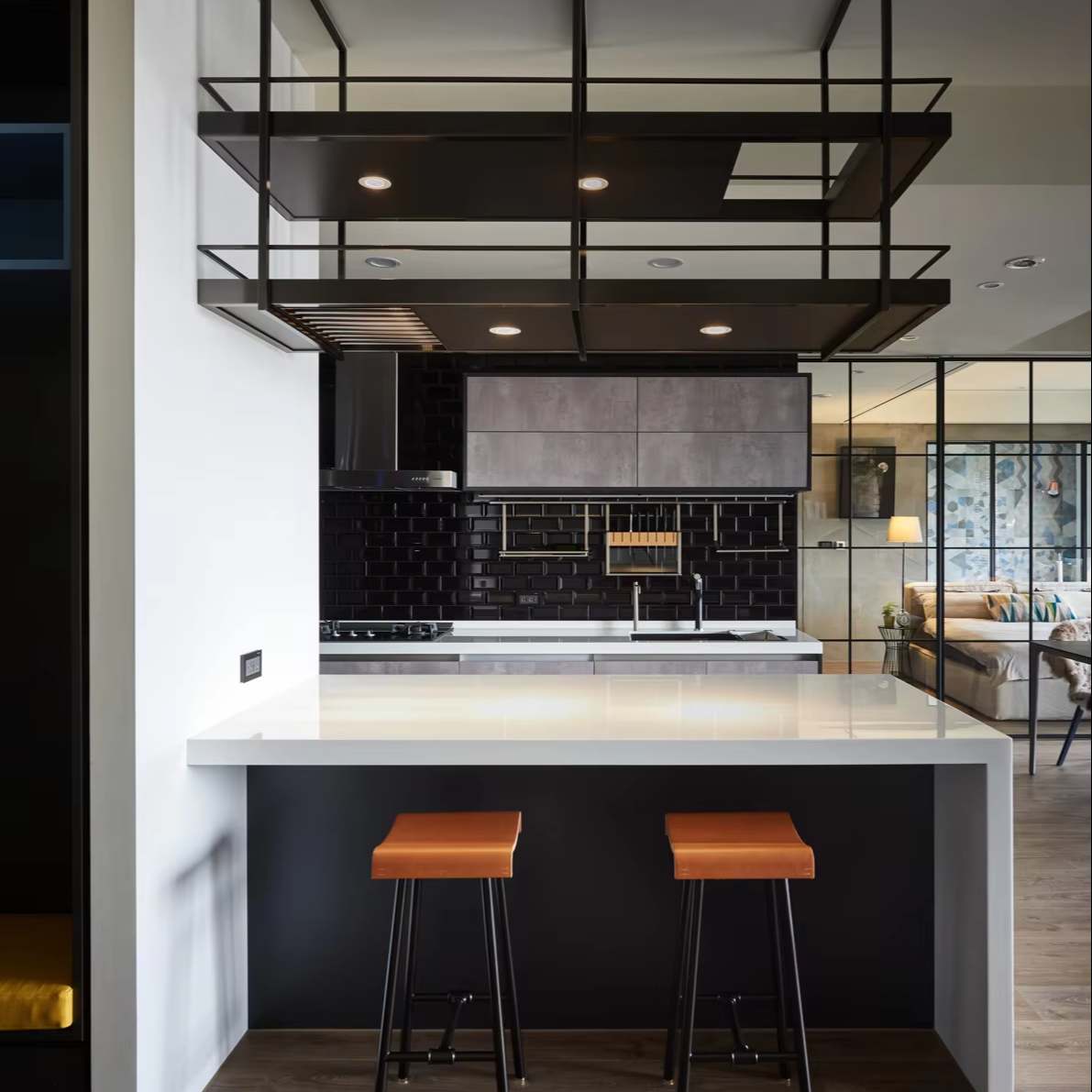 Modern Design Style Furniture Ready to Assemble Cupboard Complete Sets Stainless  Steel Drawer Modular Kitchen Cabinets for Sale