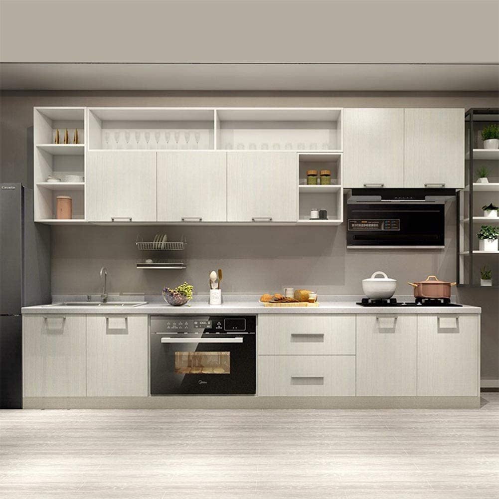 Kitchen Cabinet USA with Pantry and Island with Sink Glossy Kitchen Cabinet