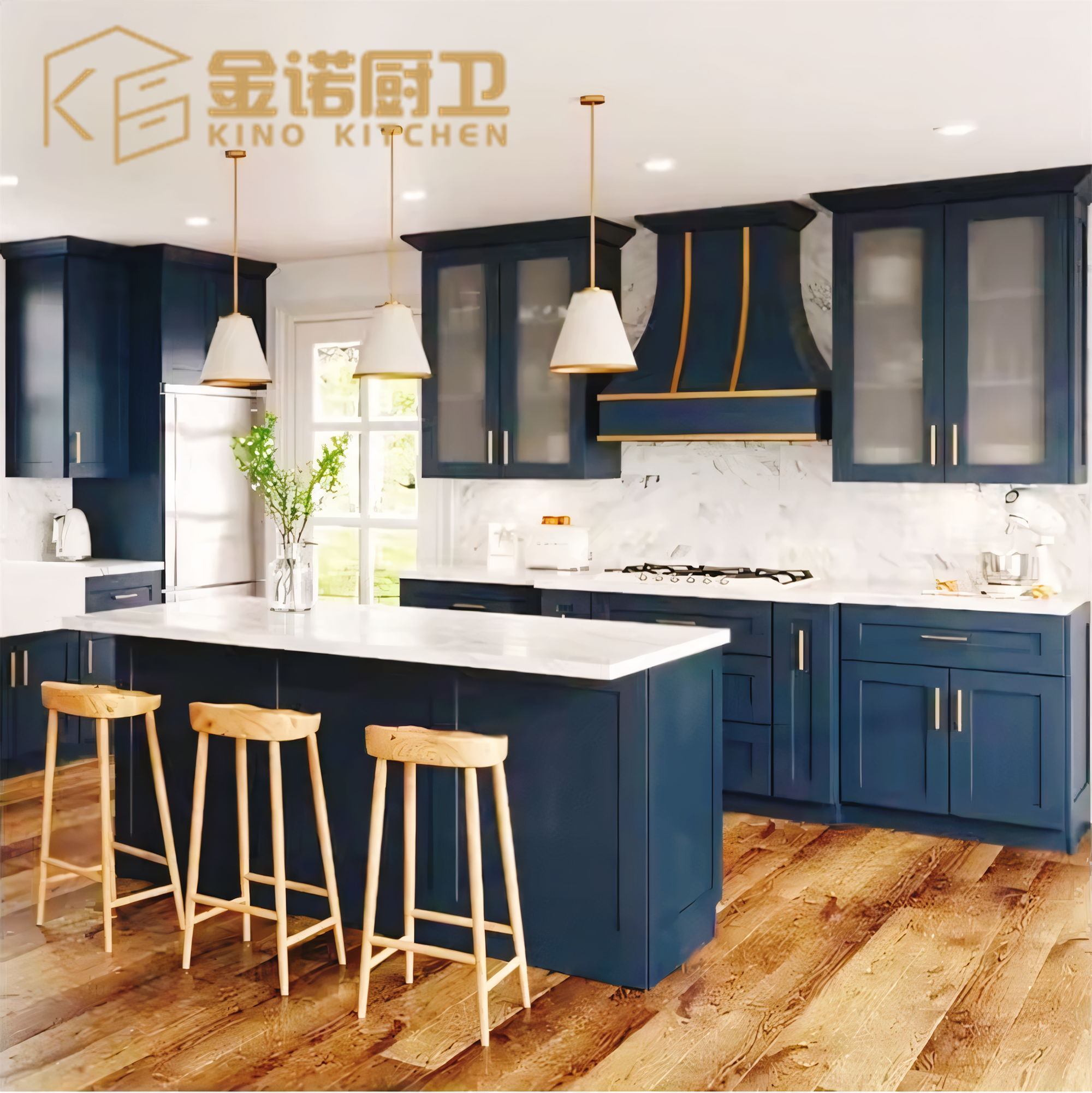 Modern Design Style Furniture Ready to Assemble Cupboard Complete Sets Stainless  Steel Drawer Modular Kitchen Cabinets for Sale