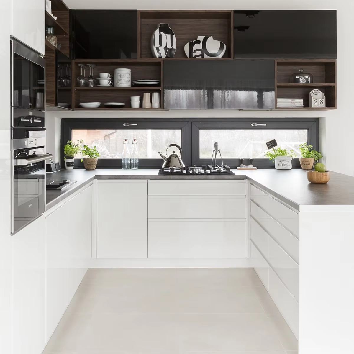 Stainless Steel Kitchen Cabinet with Adjustable Shelving