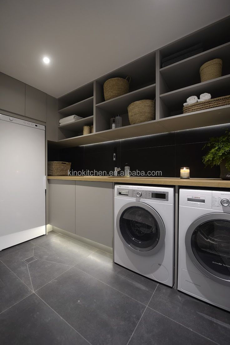 Laundry Room Organizer Cabinets Sink Cabinet with Washing Machine Modern Laundry Cabinets