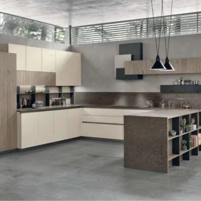 Modular Stainless Steel Kitchen Cabinets for Compact Spaces