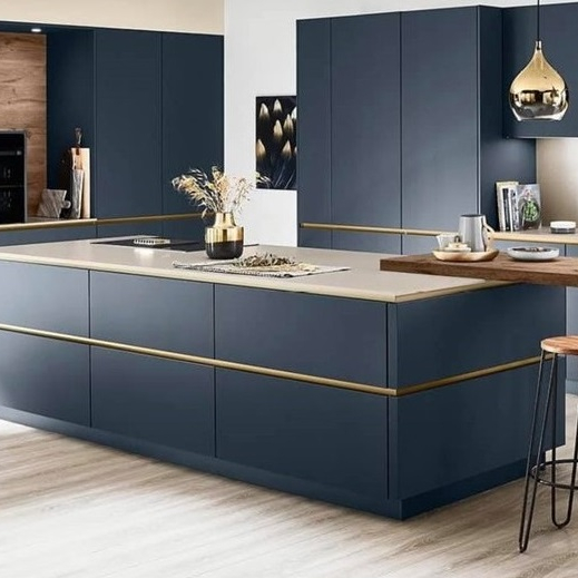 Kitchen Supplier Blue Kitchen Cabinet Modern Modul
