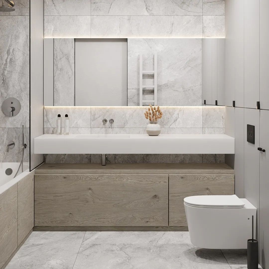 Modern Floating Pvc Style Bathroom Badezimmer Vanities With Mirror Lights Bathroom Vanity Cabinet Double Sink