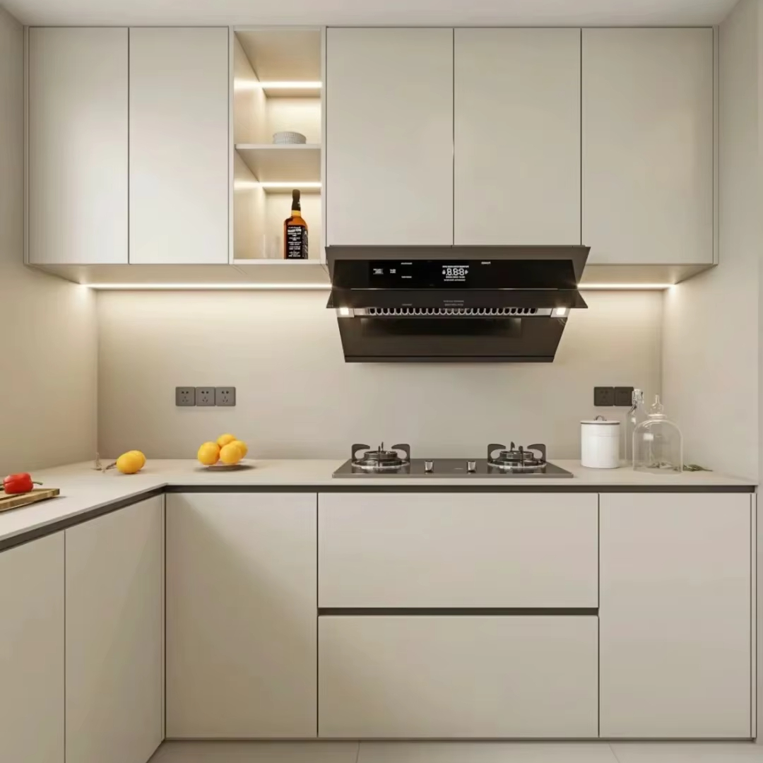 Modern Design Style Furniture Ready to Assemble Cupboard Complete Sets Stainless  Steel Drawer Modular Kitchen Cabinets for Sale
