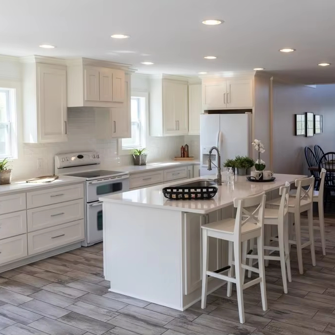 Scratch-resistant Luxury Stainless Steel Kitchen Cabinets
