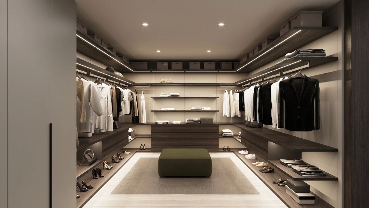Modern Design Bedroom Furniture Closet and Wardrobe