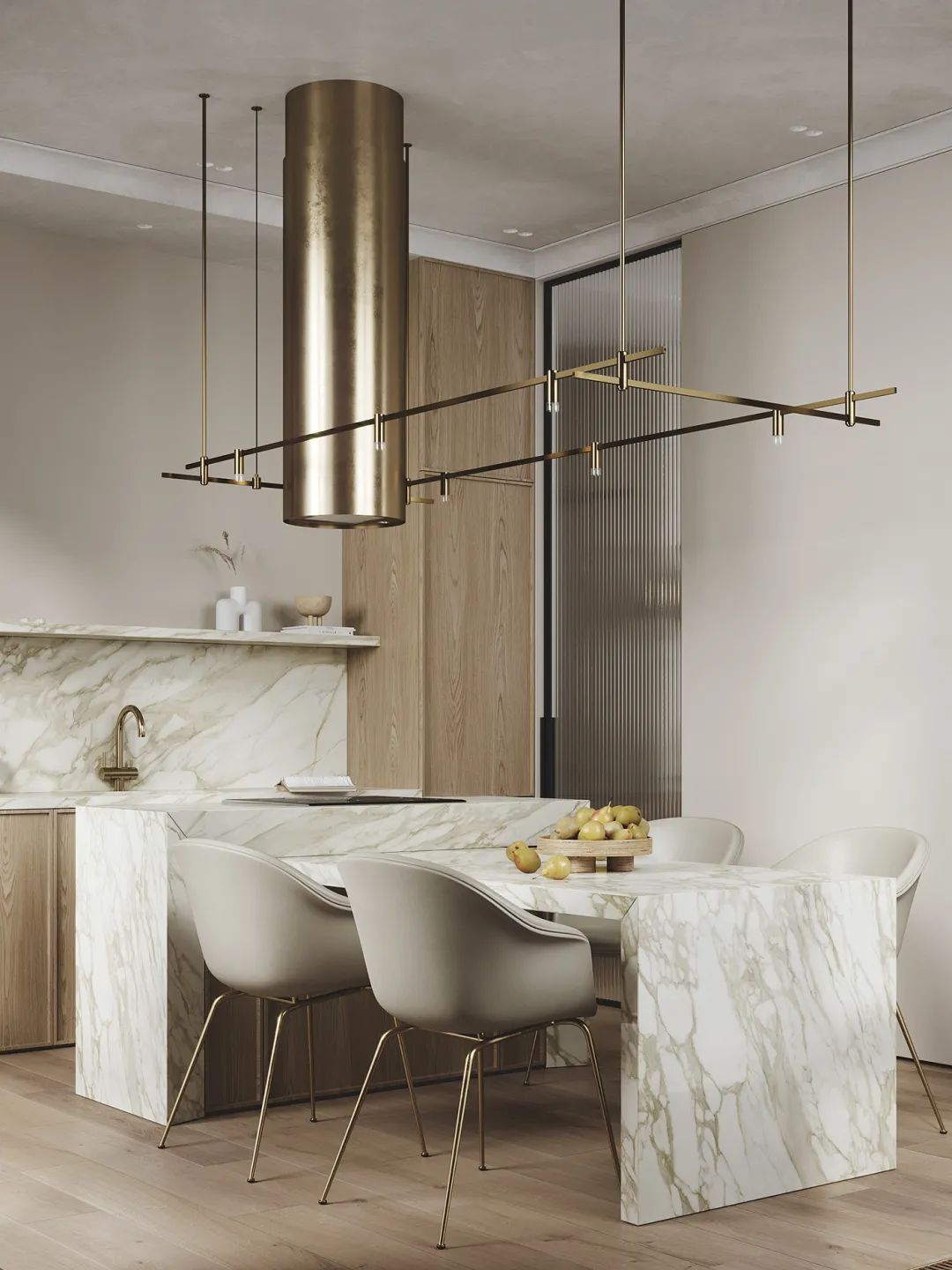 Modern Designs Kitchen Cabinets with Pantry and Island with Sink Stainless Steel Kitchen Cabinet Shaker Kitchen Cabinet