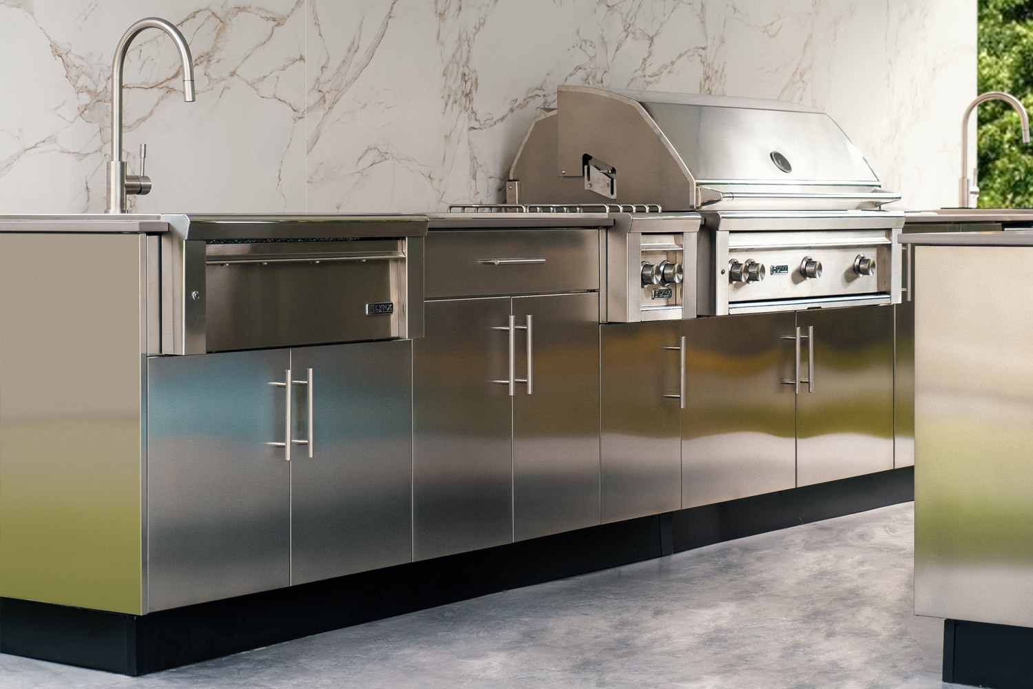 BBQ Kitchen Cabinet Door Panel Stainless Steel Outdoor Kitchen Muebles De Cocina Exterior Cuisine Professionnelle Inox