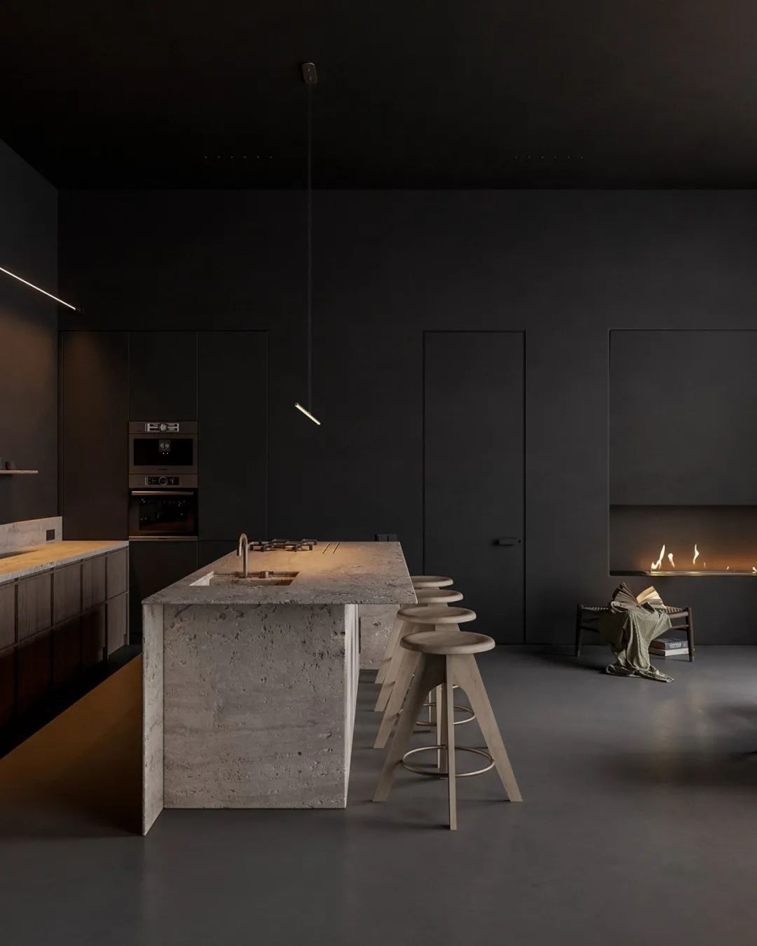 Modern Stainless Steel Kitchen Cabinet