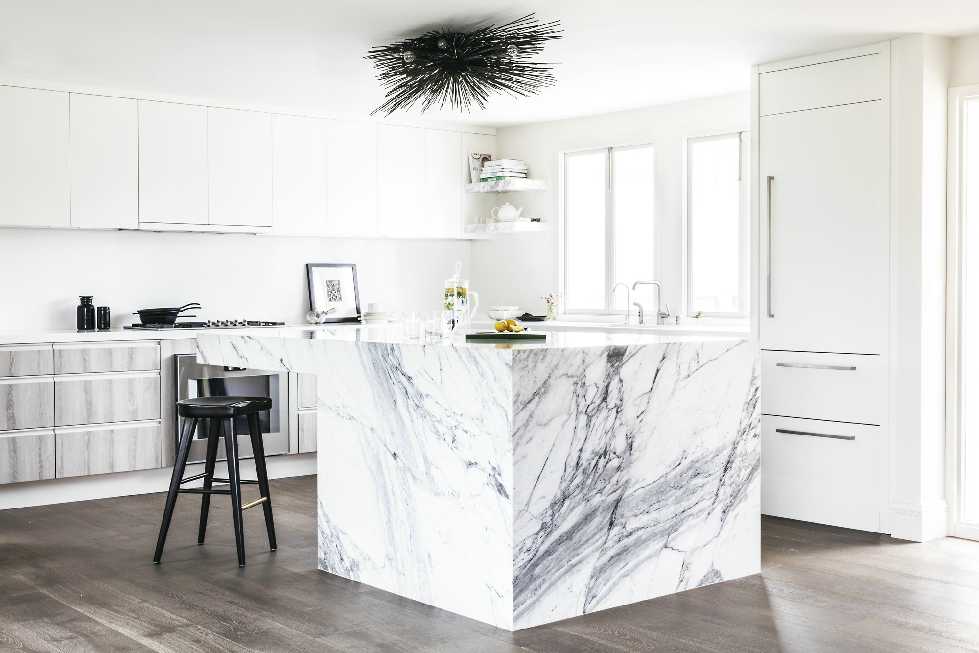 Latest Modern Kitchen Designs 2023 Custom Made American Modern Stainless Steel Kitchen Cabinets and Bathroom Cabinets