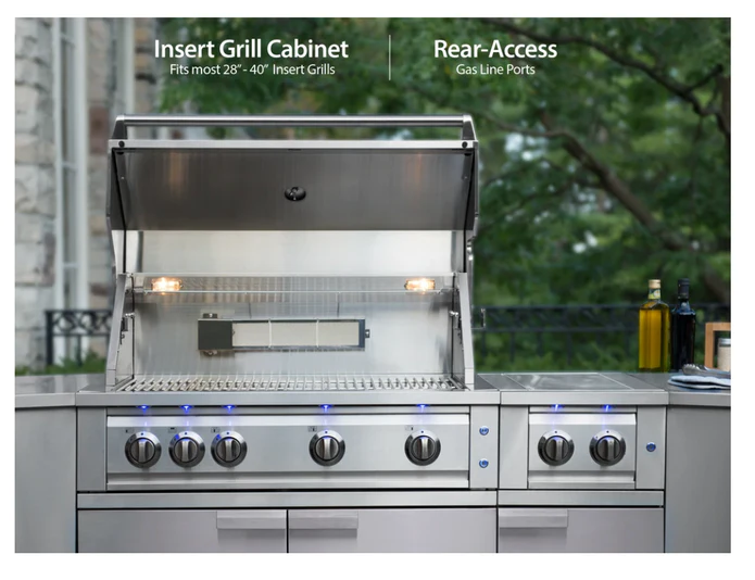 High Quality Outdoor Kitchen Cabinets Set Custom Grills& Storage