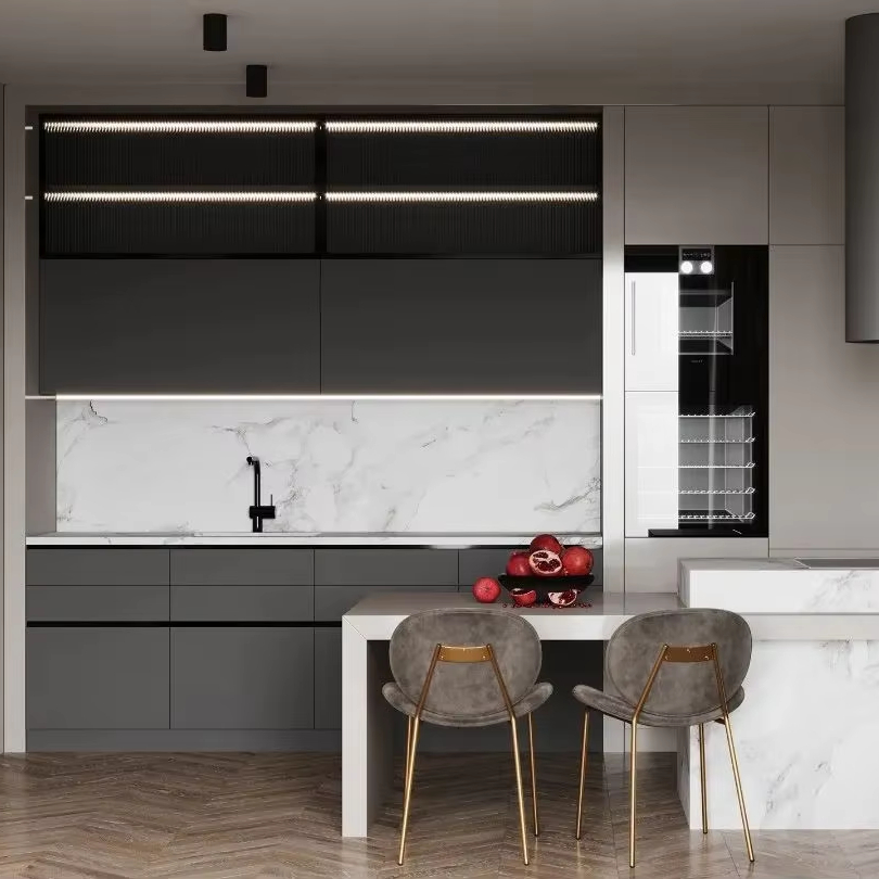 Welded Stainless Kitchen Cabinet