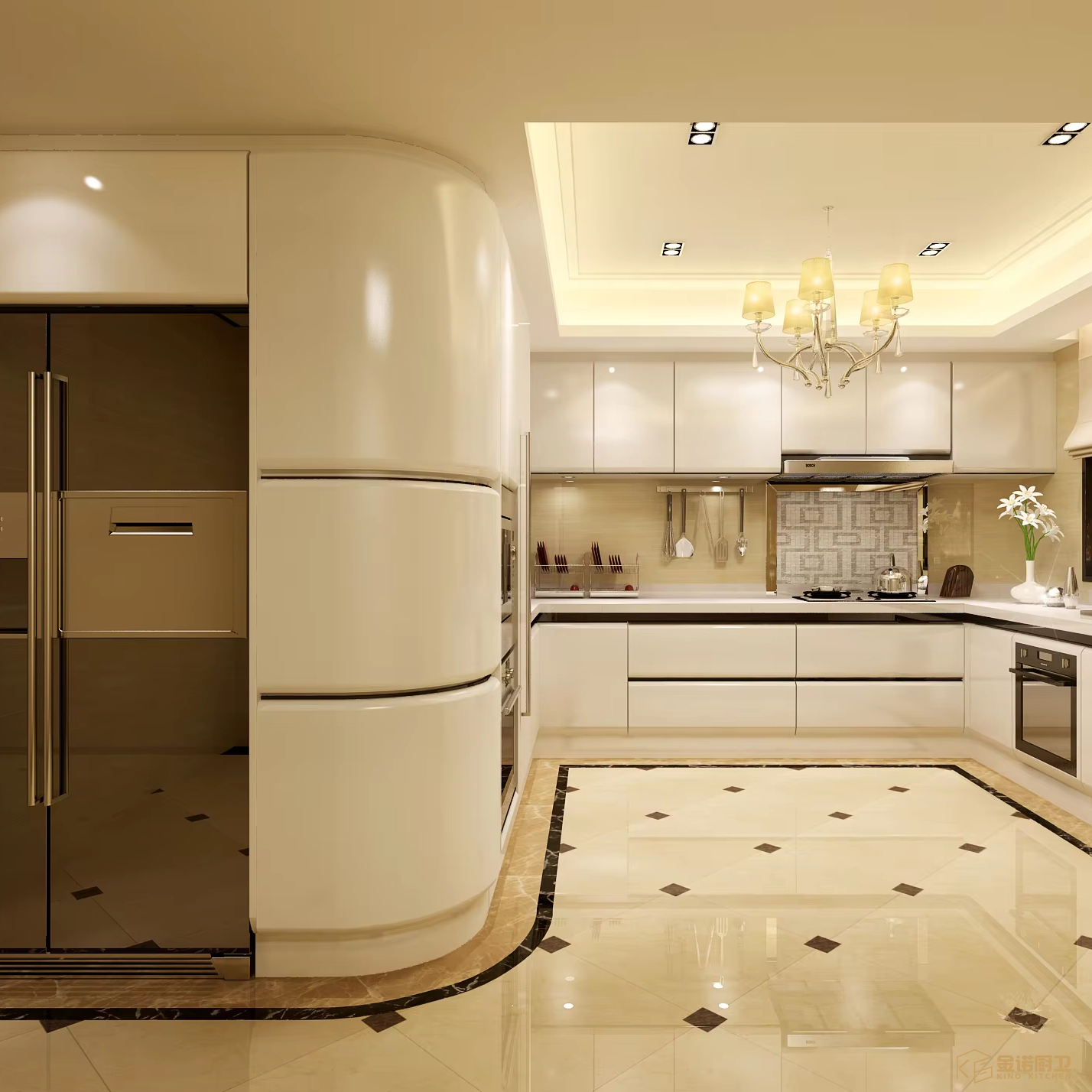 Creative Kitchen Cabinet Layout Optimization