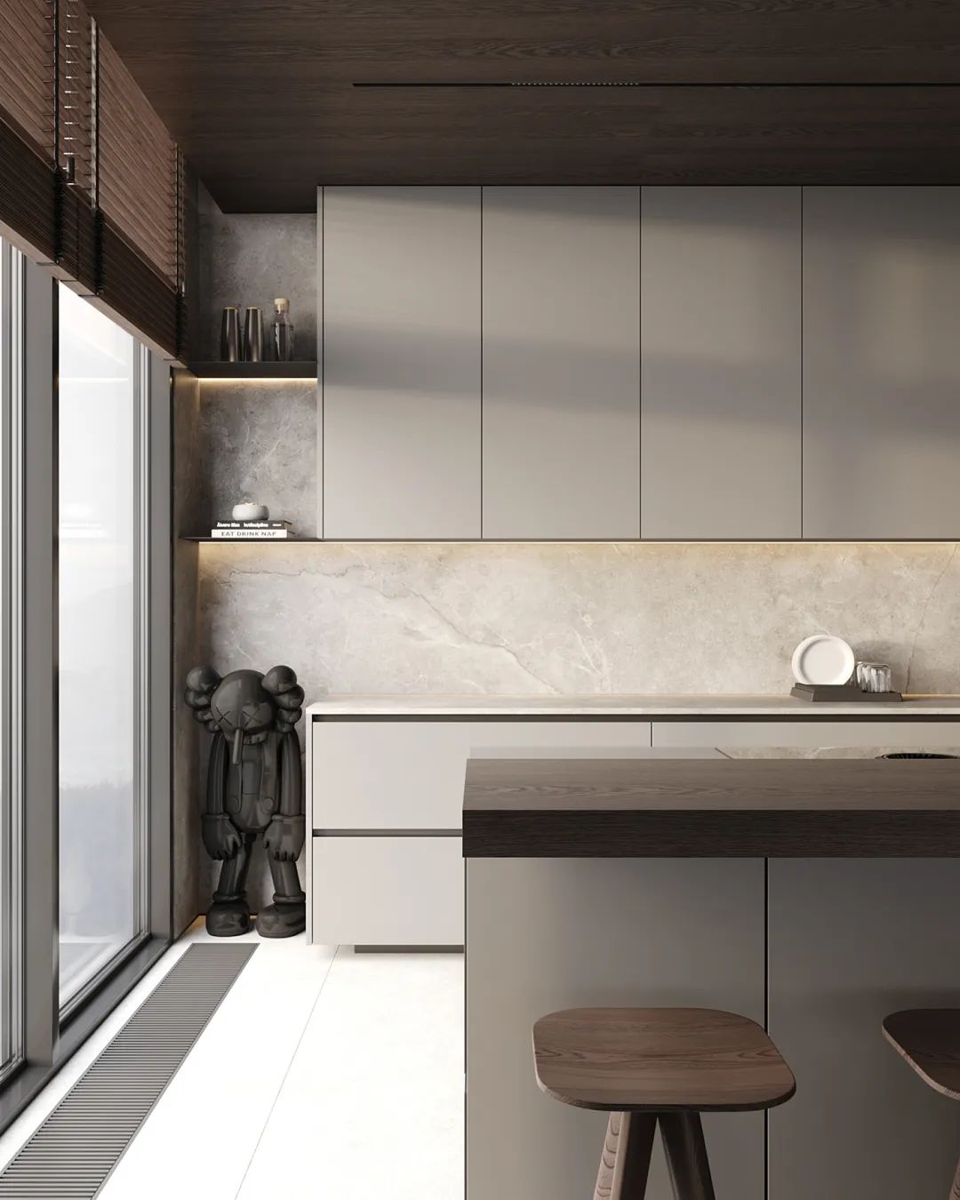Galley Stainless Steel Kitchen Cabinet