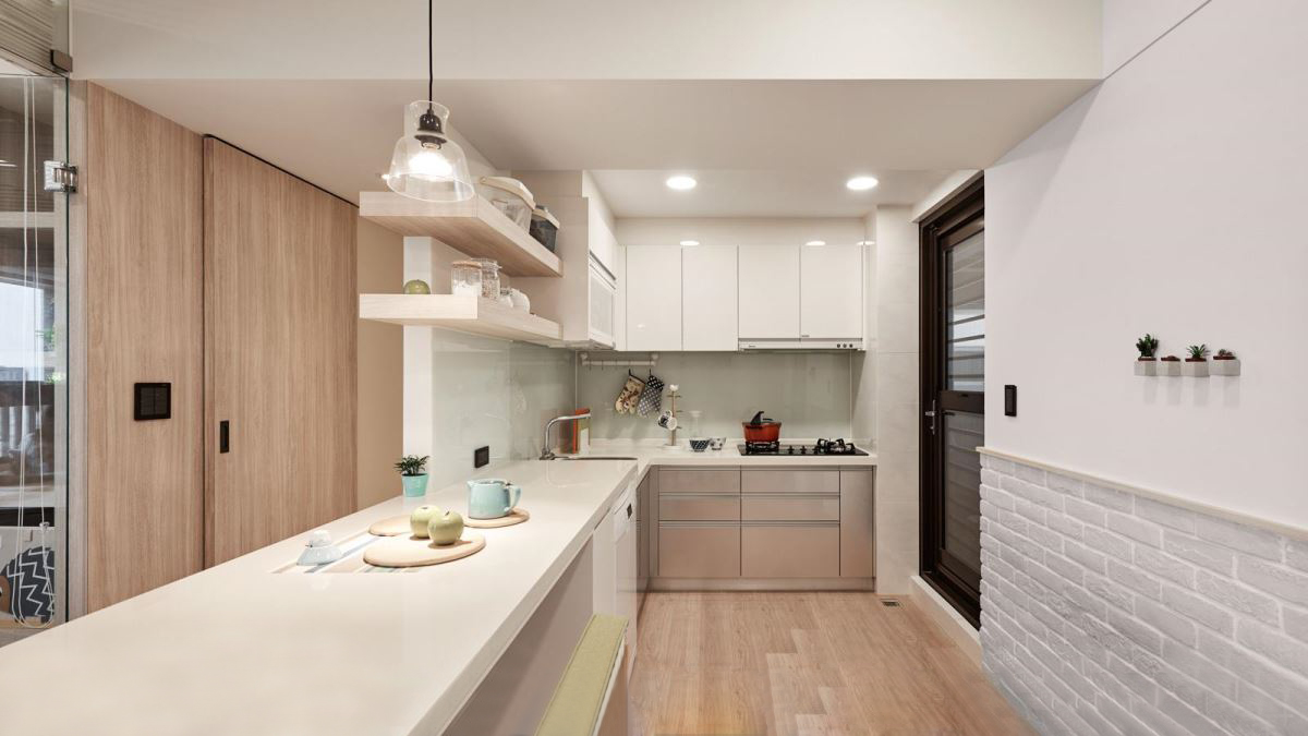 Kitchen Cabinets Kitchen Furniture for Apartment Design Integral Stainless Steel New One Set Modern Lacquer Painting 15 Years