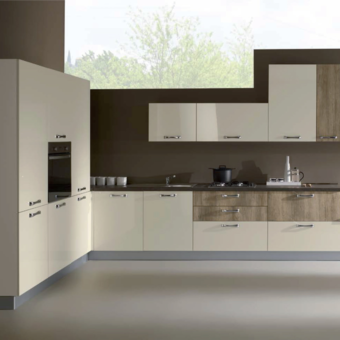 Custom furniture luxury prefabricated complete modular soft close hinges stainless steel handless modern rta kitchen cabinet