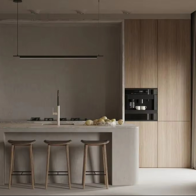 Affordable Modern Stainless Steel Kitchen Cabinet