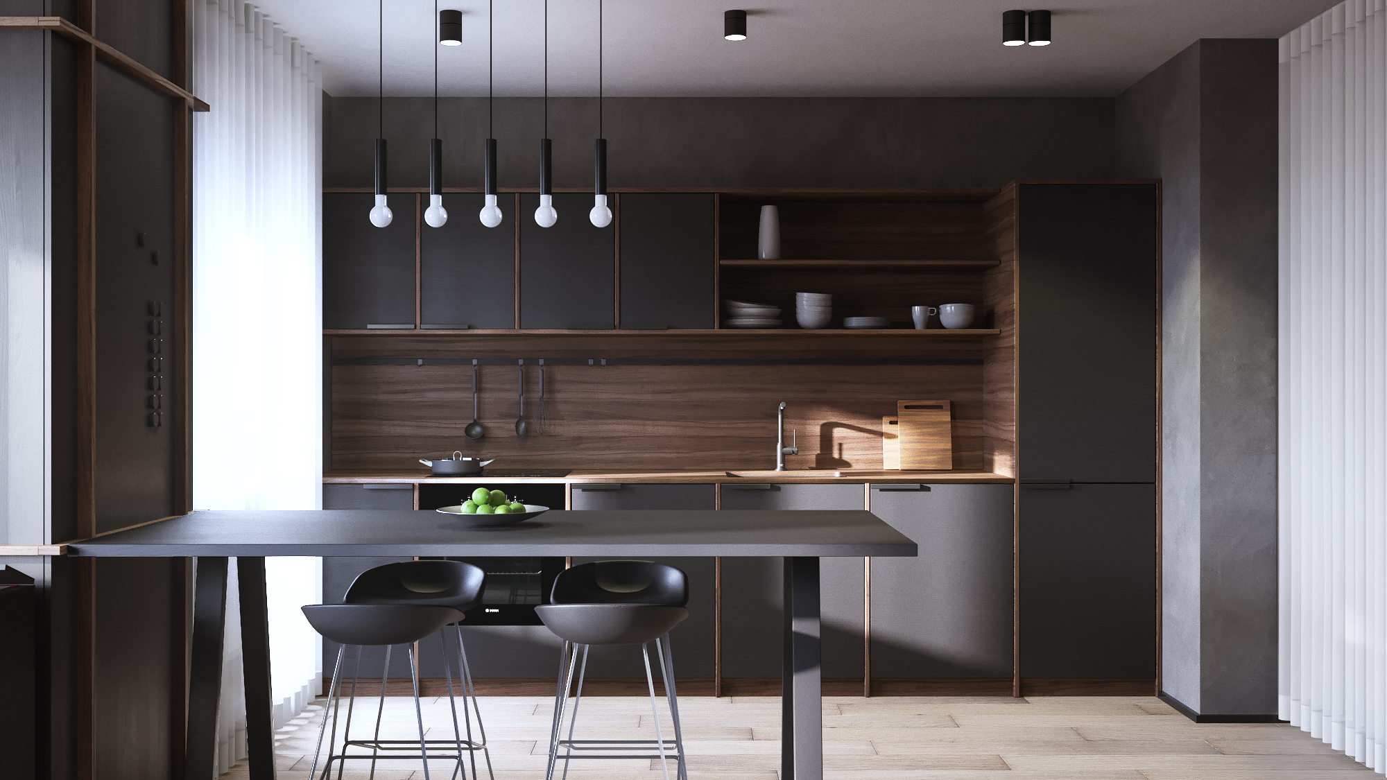 Kitchen Cabinets Stainless Steel Kitchen Cabinet with Modern Design with Luxury Kitchen Cabinets