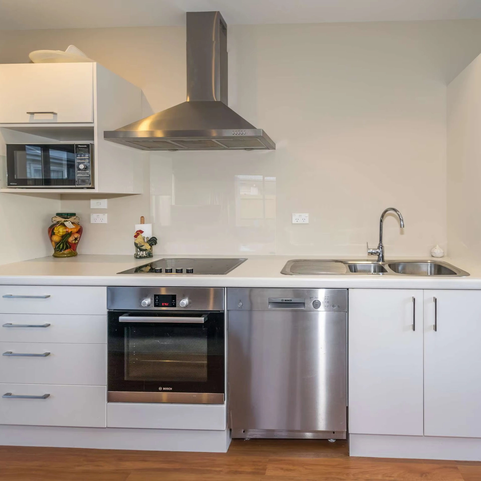 Residential Luxury Stainless Steel Kitchen Storage Solutions