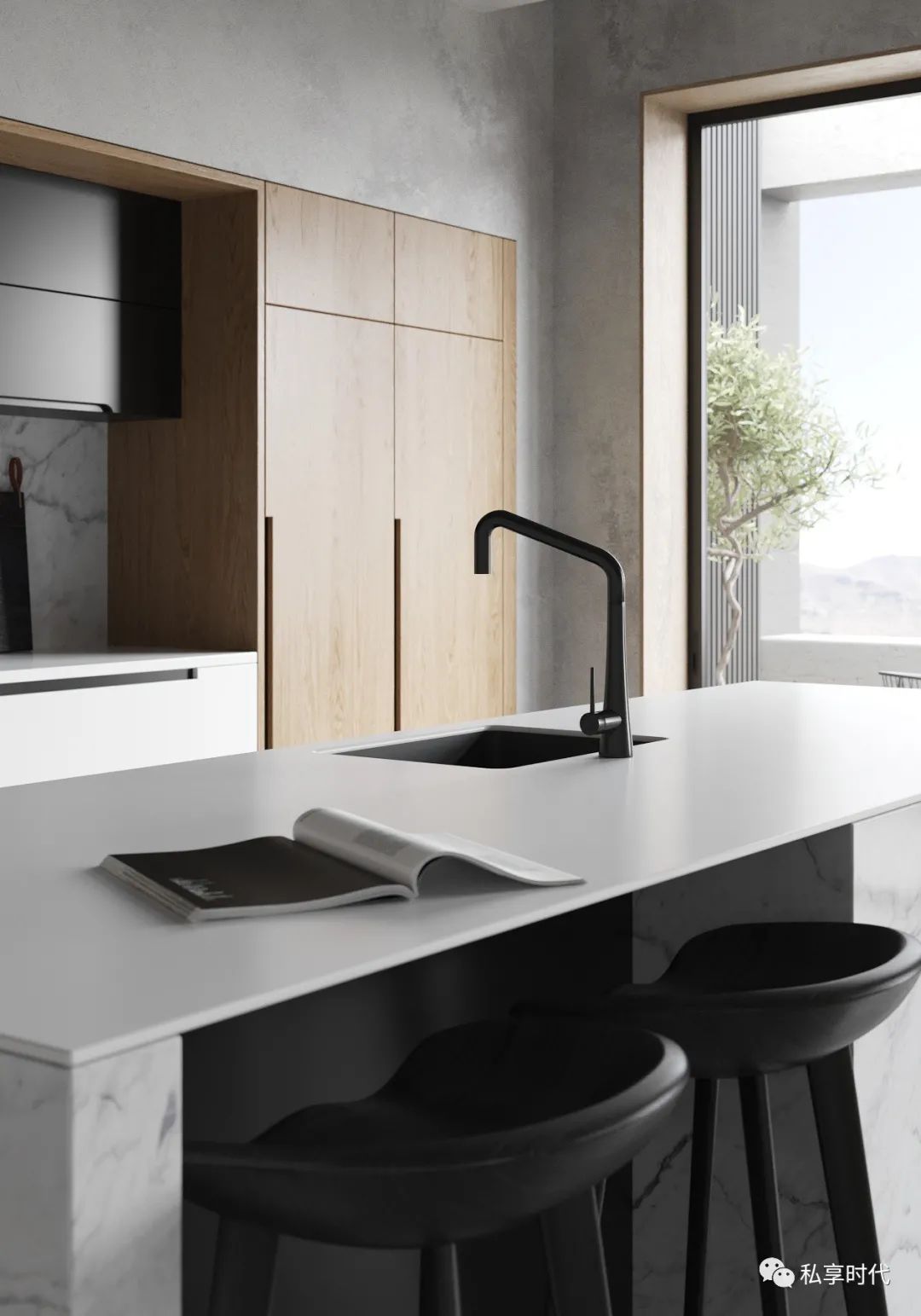 Modern Designs Kitchen Cabinets with Pantry and Island with Sink Stainless Steel Kitchen Cabinet Shaker Kitchen Cabinet