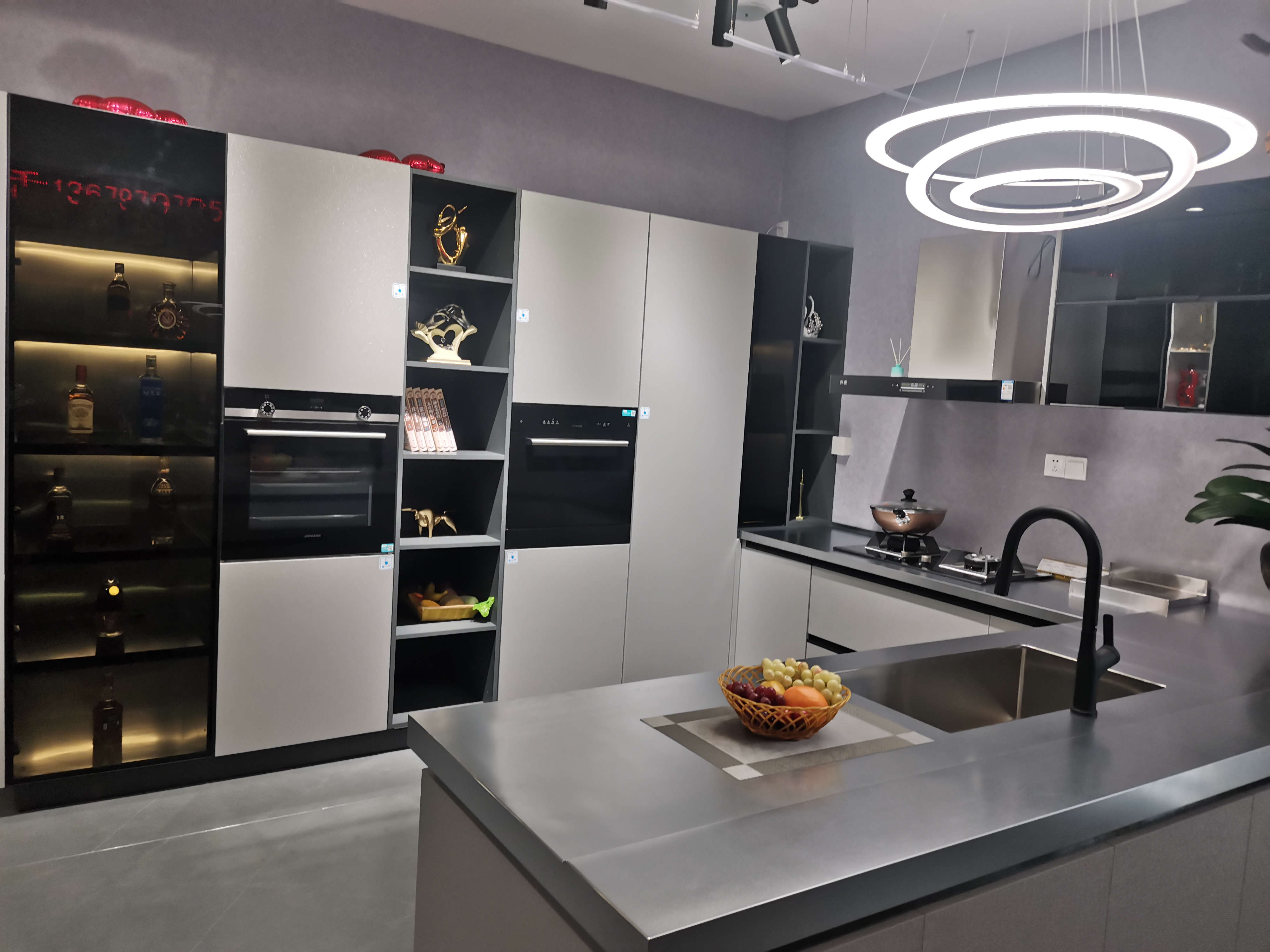 Refined Contemporary Metal Kitchen
