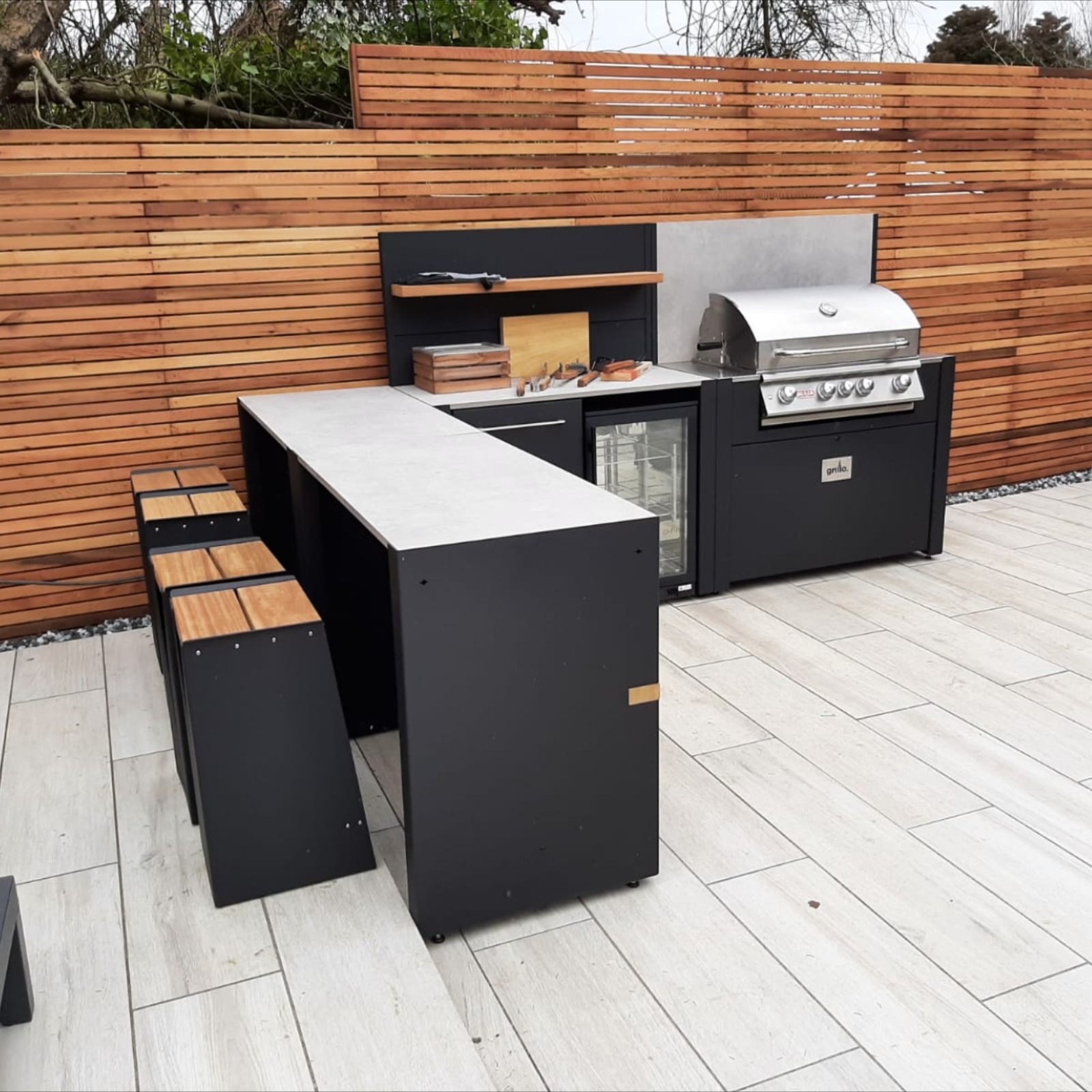 Stainless Steel Gas Grill Cooking Barbecue Grill Large Grill Outdoor Kitchen BBQ Island