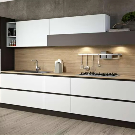Stainless Cabinet with Spice Rack