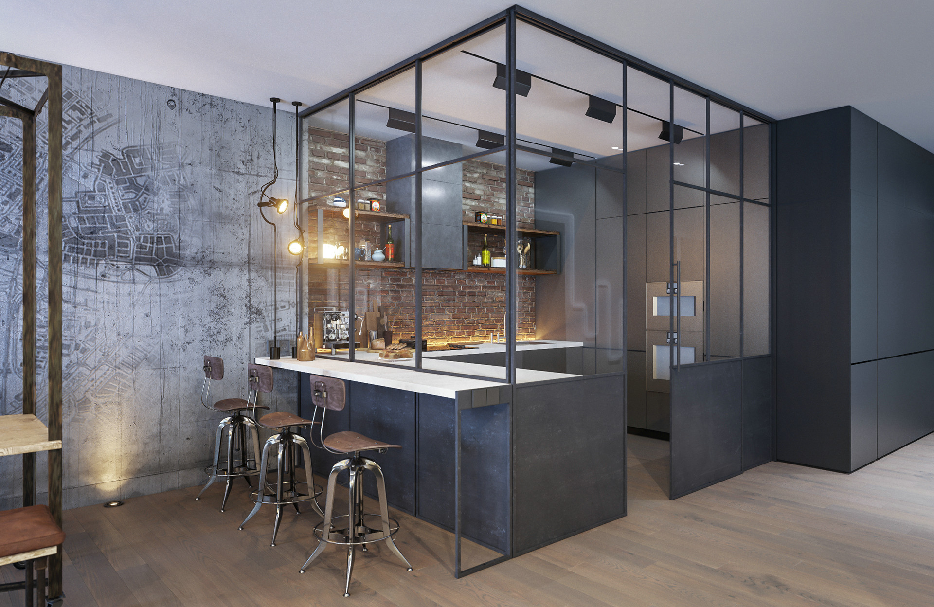 Kitchen Cabinets Kitchen Furniture for Apartment Design Integral Stainless Steel New One Set Modern Lacquer Painting 15 Years