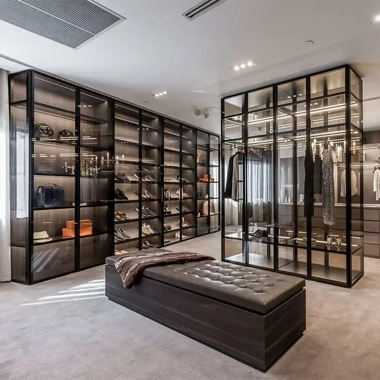 Factory Direct Sales Complete Specifications High Quality Custom Size Luxury Built-In Wardrobe
