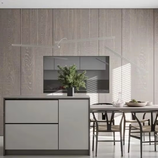 Modern Design Style Furniture Ready to Assemble Cupboard Complete Sets Stainless  Steel Drawer Modular Kitchen Cabinets for Sale